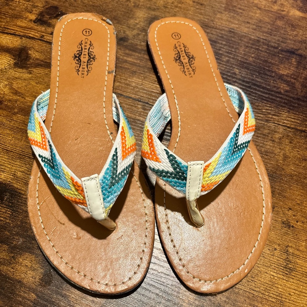 RAINBOW CHARLES ALBERT FLIP FLOPS